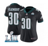 Women's Nike Philadelphia Eagles #30 Corey Clement Black Alternate Vapor Untouchable Limited Player Super Bowl LII NFL Jersey