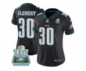 Womens Nike Philadelphia Eagles #30 Corey Clement Midnight Green Team Color Super Bowl LII Champions Stitched NFL Vapor Untouchable Limited Jersey