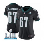 Women's Nike Philadelphia Eagles #67 Chance Warmack Black Alternate Vapor Untouchable Limited Player Super Bowl LII NFL Jersey