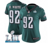 Women's Nike Philadelphia Eagles #92 Reggie White Midnight Green Team Color Vapor Untouchable Limited Player Super Bowl LII NFL Jersey