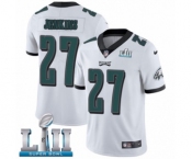 Youth Nike Philadelphia Eagles #27 Malcolm Jenkins White Vapor Untouchable Limited Player Super Bowl LII NFL Jersey