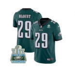 Youth Nike Philadelphia Eagles #29 LeGarrette Blount Midnight Green Team Color Super Bowl LII Champions Stitched NFL Vapor Untouchable Limited Jersey