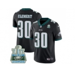 Youth Nike Philadelphia Eagles #30 Corey Clement Black Alternate Super Bowl LII Champions Stitched NFL Vapor Untouchable Limited Jersey