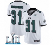 Youth Nike Philadelphia Eagles #31 Wilbert Montgomery White Vapor Untouchable Limited Player Super Bowl LII NFL Jersey