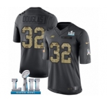 Youth Nike Philadelphia Eagles #32 Rasul Douglas Limited Black 2016 Salute to Service Super Bowl LII NFL Jersey