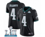 Youth Nike Philadelphia Eagles #4 Jake Elliott Black Alternate Vapor Untouchable Limited Player Super Bowl LII NFL Jersey