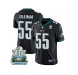 Youth Nike Philadelphia Eagles #55 Brandon Graham Black Alternate Super Bowl LII Champions Stitched NFL Vapor Untouchable Limited Jersey
