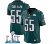 Youth Nike Philadelphia Eagles #55 Brandon Graham Midnight Green Team Color Vapor Untouchable Limited Player Super Bowl LII NFL Jersey
