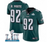 Youth Nike Philadelphia Eagles #92 Reggie White Midnight Green Team Color Vapor Untouchable Limited Player Super Bowl LII NFL Jersey