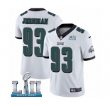 Youth Nike Philadelphia Eagles #93 Timmy Jernigan White Vapor Untouchable Limited Player Super Bowl LII NFL Jersey