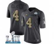 outh Nike Philadelphia Eagles #4 Jake Elliott Limited Black 2016 Salute to Service Super Bowl LII NFL Jersey