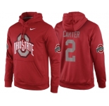 NCAA Ohio State Buckeyes #2 Cris Carter Red Playoff Bound Vital College Football Pullover Hoodie
