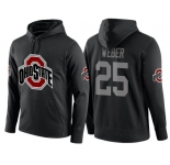 NCAA Ohio State Buckeyes #25 Mike Weber Jr. Black Playoff Bound Vital College Football Pullover Hoodie