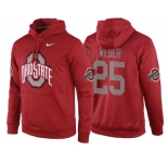 NCAA Ohio State Buckeyes #25 Mike Weber Jr. Red Playoff Bound Vital College Football Pullover Hoodie