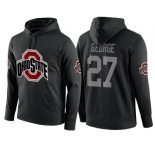 NCAA Ohio State Buckeyes #27 Eddie George Black Playoff Bound Vital College Football Pullover Hoodie