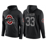 NCAA Ohio State Buckeyes #33 Pete Johnson Black Playoff Bound Vital College Football Pullover Hoodie
