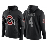 NCAA Ohio State Buckeyes #4 Santonio Holmes Black Playoff Bound Vital College Football Pullover Hoodie