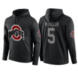 NCAA Ohio State Buckeyes #5 Raekwon McMillan Black Playoff Bound Vital College Football Pullover Hoodie