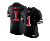 2016 Ohio State Buckeyes Braxton Miller #1 College Football Limited Jersey - Blackout