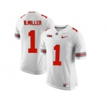 2016 Ohio State Buckeyes Braxton Miller #1 College Football Limited Jersey - White