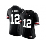 2016 Ohio State Buckeyes C.Jones #12 College Football Limited Jersey - Black