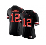 2016 Ohio State Buckeyes C.Jones #12 College Football Limited Jersey - Blackout
