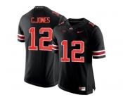 2016 Ohio State Buckeyes C.Jones #12 College Football Limited Jersey - Blackout