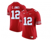 2016 Ohio State Buckeyes C.Jones #12 College Football Limited Jersey - Scarlet