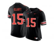 2016 Ohio State Buckeyes Ezekiel Elliott #15 College Football Limited Jersey - Blackout
