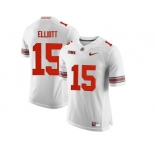 2016 Ohio State Buckeyes Ezekiel Elliott #15 College Football Limited Jersey - White