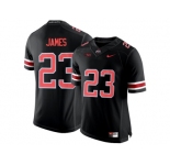 2016 Ohio State Buckeyes Lebron James #23 College Football Limited Jersey - Blackout