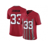 2016 Ohio State Buckeyes Pete Johnson #33 College Football Alternate Elite Jersey - Scarlet