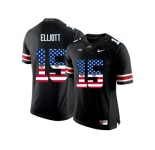 2016 US Flag Fashion Ohio State Buckeyes Ezekiel Elliott #15 College Football Limited Jersey - Black