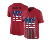 2016 US Flag Fashion Ohio State Buckeyes J.T Barrett #16 College Football Alternate Elite Jersey - Scarlet
