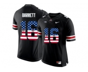 2016 US Flag Fashion Ohio State Buckeyes J.T. Barrett #16 College Football Limited Jersey - Black