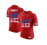 2016 US Flag Fashion Ohio State Buckeyes J.T. Barrett #16 College Football Limited Jersey - Scarlet