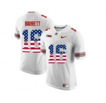 2016 US Flag Fashion Ohio State Buckeyes J.T. Barrett #16 College Football Limited Jersey - White