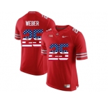 2016 US Flag Fashion Ohio State Buckeyes Mike Weber #25 College Football Limited Jersey - Scarlet
