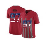 2016 US Flag Fashion Ohio State Buckeyes Nick Bosa #97 College Football Alternate Elite Jersey - Scarlet
