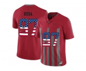 2016 US Flag Fashion Ohio State Buckeyes Nick Bosa #97 College Football Alternate Elite Jersey - Scarlet