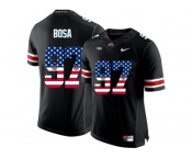 2016 US Flag Fashion Ohio State Buckeyes Nick Bosa #97 College Football Limited Jersey - Black
