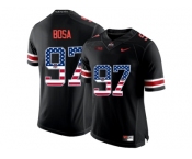 2016 US Flag Fashion Ohio State Buckeyes Nick Bosa #97 College Football Limited Jersey - Blackout