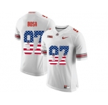 2016 US Flag Fashion Ohio State Buckeyes Nick Bosa #97 College Football Limited Jersey - White