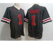 Men's Ohio State Buckeyes #1 Justin Fields Black 2023 F.U.S.E. Limited Stitched Jersey