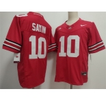 Men's Ohio State Buckeyes #10 Julian Sayin Red 2025 F.U.S.E. Limited Stitched Jersey