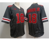 Men's Ohio State Buckeyes #18 Marvin Harrison JR. Black 2023 F.U.S.E. Limited Stitched Jersey