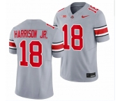 Men's Ohio State Buckeyes #18 Marvin Harrison JR. Gray 2023 F.U.S.E. Limited Stitched Jersey