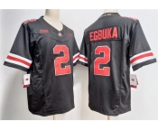 Men's Ohio State Buckeyes #2 Emeka Egbuka Black 2023 F.U.S.E. Limited Stitched Jersey