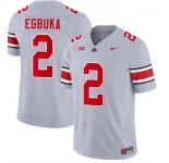 Men's Ohio State Buckeyes #2 Emeka Egbuka Gray 2023 F.U.S.E. Limited Stitched Jersey