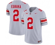 Men's Ohio State Buckeyes #2 Emeka Egbuka Gray 2023 F.U.S.E. Limited Stitched Jersey